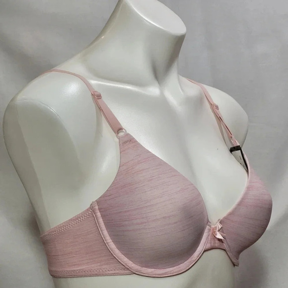 32D Maidenform 7959 One Fabulous Fit Demi UW Bra Pink Heather NWT - Picture 2 of 4